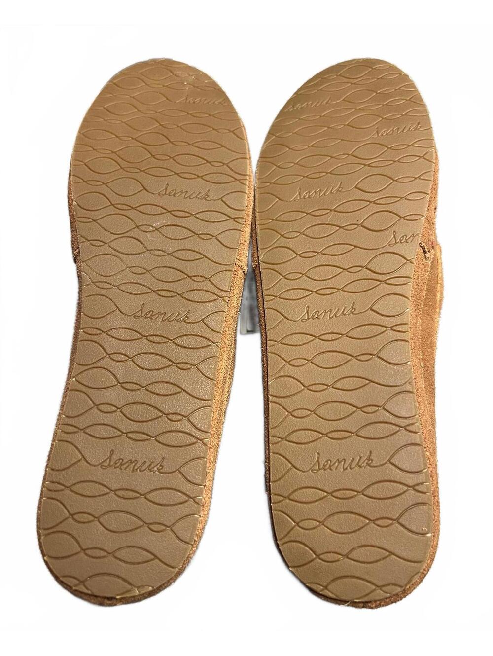 NWT Sanuk Lafayette Suede Slip-Ons, Desert Boho Modern Southwest Indie Size 10 - Picture 7 of 9